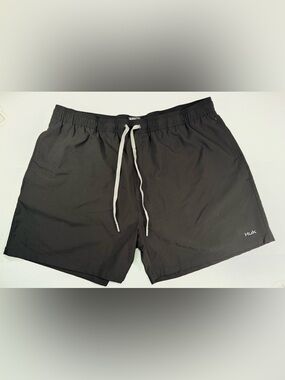 HUK Swim Fishing Trunks Black Performance Stretch Shorts BeachCore Gorpcore XXL
